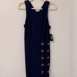 Guess dress size 10 navy blue